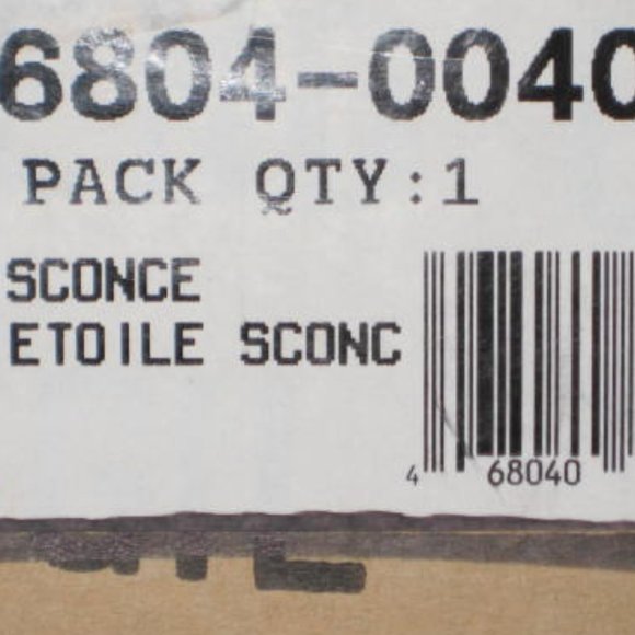 NWT Vintage Restoration Hardware Sconce & Shade Wall Light Marble Etoile Bronze - Picture 8 of 13